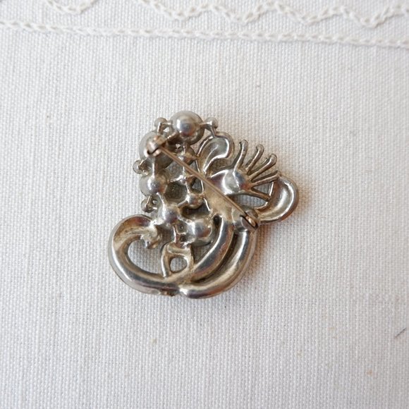 3For$20/Vintage Glamour Rhinestone Brooch - Picture 4 of 4